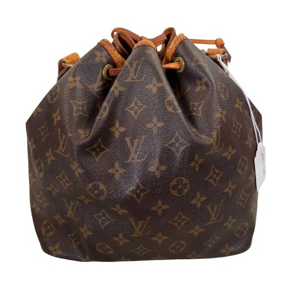 Authentic Louis Vuitton Shoulder Bag Petit Noe Monogram Used LV Handbag Vintage - Picture 2 of 12